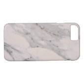 Matig zwart grijs roze marmer Case-Mate iPhone case (Achterkant (Horizontaal))