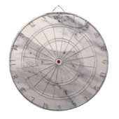 Matig zwart grijs roze marmer dartbord (Voorkant)