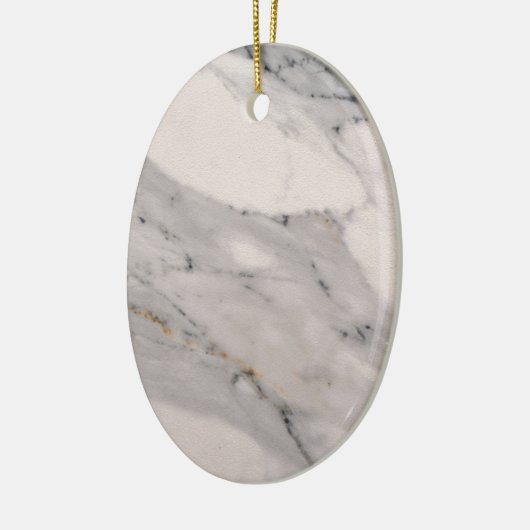 Matig zwart grijs roze marmer keramisch ornament (Links)