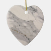 Matig zwart grijs roze marmer keramisch ornament (Rechts)