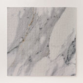 Matig zwart grijs roze marmer legpuzzel (Horizontaal)