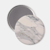 Matig zwart grijs roze marmer magneet (Voorkant / Achterkant)