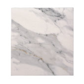 Matig zwart grijs roze marmer notitieblok (Voorkant)