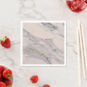 Matig zwart grijs roze marmer servetten (Insitu)