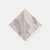 Matig zwart grijs roze marmer servetten (Hoek)