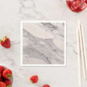 Matig zwart grijs roze marmer servetten (Insitu)