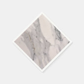 Matig zwart grijs roze marmer servetten (Hoek)
