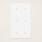 Matig zwart-wit-bedaarscherm visitekaartje (Voorkant)