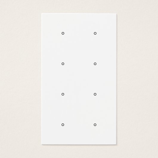 Matig zwart-wit-bedaarscherm visitekaartje (Voorkant)