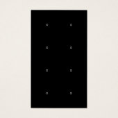 Matig zwart-wit-bedaarscherm visitekaartje (Voorkant)