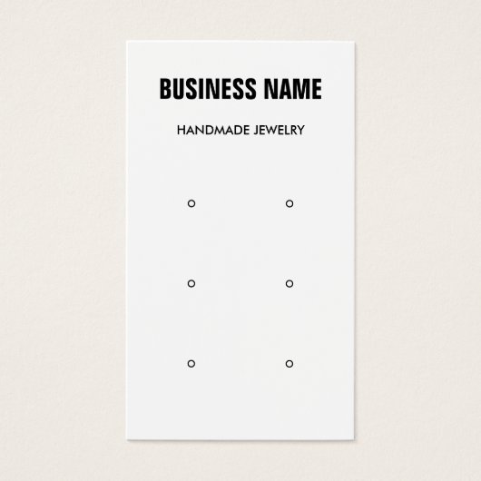 Matig zwart-wit-bedaarscherm visitekaartje (Voorkant)