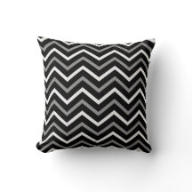 Matig zwart wit en grijs Chevron Pattern Zigzag