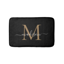 Matig zwart-wit monogram script legant