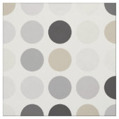 Matig zwart-wit-poolpunctiemonogram stof (Swatch)