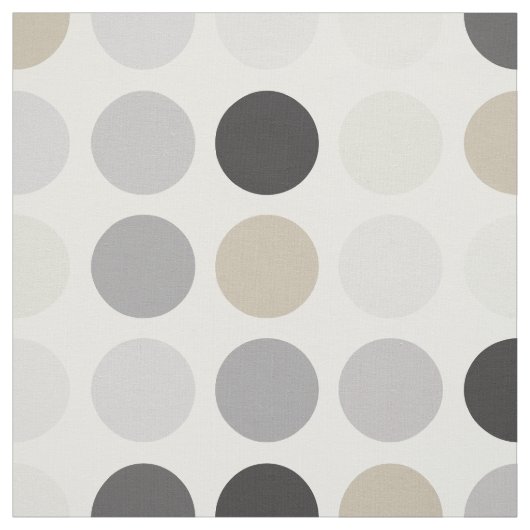 Matig zwart-wit-poolpunctiemonogram stof (Swatch)