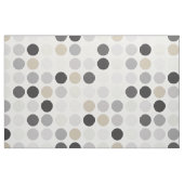 Matig zwart-wit-poolpunctiemonogram stof (Fat Quarter)