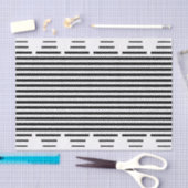 Matig zwart-wit strippatroon - Gift Wrap Tissuepapier (Craft)