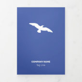 Matig zwart-wit vliegende hond drieluik kaart (Cover)