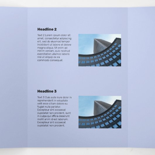 Matig zwart-wit vliegende hond drieluik kaart (Binnenkant midden)