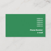 Matig zwart-wit vliegende hond visitekaartje (Achterkant)