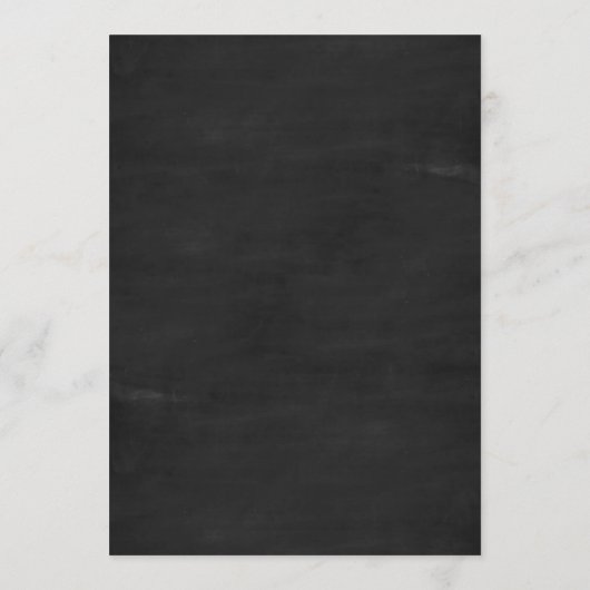 Matig zwart-witbalkmenu Petite Paper Co. Menu (Achterkant)