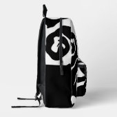 Matig zwarte marmer bedrukte rugzak (Links)