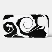 Matig zwarte marmer Case-Mate iPhone case (Achterkant (horizontaal))