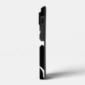 Matig zwarte marmer Case-Mate iPhone case (Achterkant / Links)