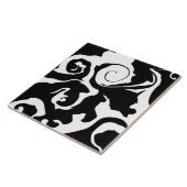 Matig zwarte marmer tegeltje (Zijkant)