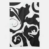 Matig zwarte marmer theedoek (Verticaal)