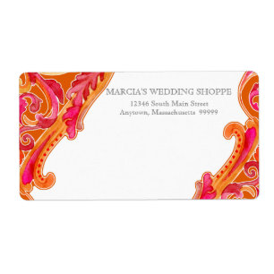 Matig Zwirl Vlaams Hart Tangerine Sinaasappel Etiket