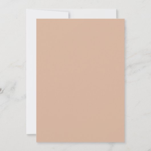 Matige Arch Retro minimalistisch Blush Dusty Pink Save The Date (Achterkant)
