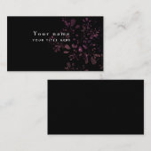 Matige bloem visitekaartje (Voorkant / Achterkant)