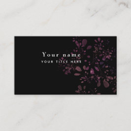 Matige bloem visitekaartje