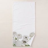 Matige  bloemtuin badhanddoek (Badhanddoek)