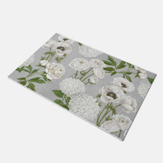 Matige bloemtuin deurmat (Schuin)