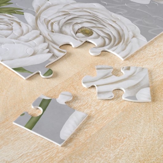 Matige  bloemtuin legpuzzel (Zijkant)