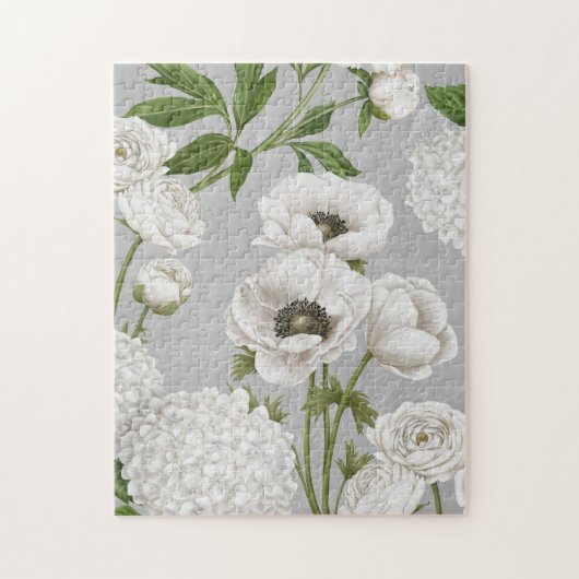 Matige bloemtuin legpuzzel (Verticaal)