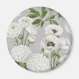 Matige bloemtuin magneet