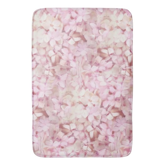  Matige Blush Pink Hydrangea Floral Badmat (Voorkant Verticaal)