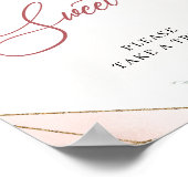 Matige boho blush gouden eucalyptus baby's zijn zo poster (Hoek)