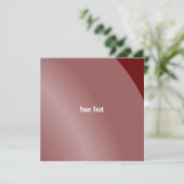 Matige Bordeaux Modern Shaded Qr-code Kaart (Staand voorkant)