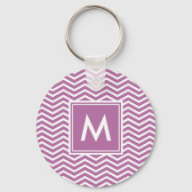 Matige buikachtige Paarse Chevrons met monogram