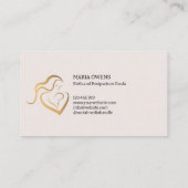Matige geboorte Postpartum Doula Verloskundige Bor Visitekaartje (Achterkant)