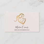 Matige geboorte Postpartum Doula Verloskundige Bor Visitekaartje (Voorkant)