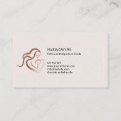 Matige geboorte Postpartum Doula Verloskundige Bor Visitekaartje (Achterkant)