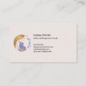 Matige geboorte Postpartum Doula Verloskundige Bor Visitekaartje (Achterkant)