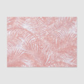 Matige koraalroze neuspalmboom tissuepapier (Voorkant)