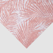 Matige koraalroze neuspalmboom tissuepapier (Detail)