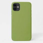 Matige limoengroene effen kleur Case-Mate iPhone case (Achterkant)